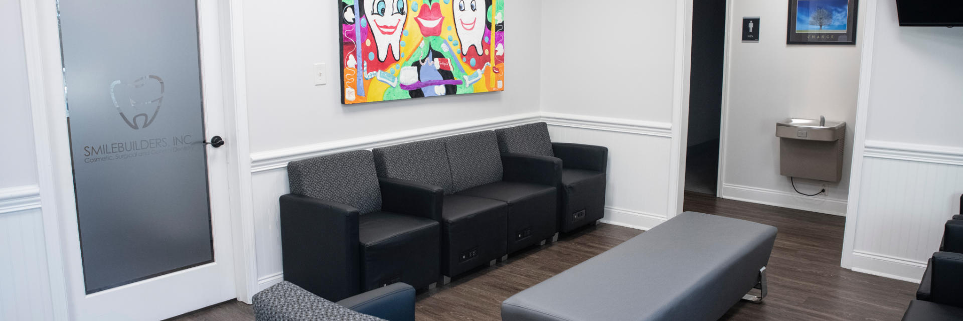 Waiting room at SmileBuilders, Inc.