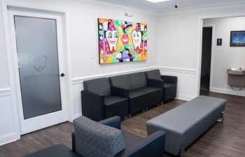 Waiting room at SmileBuilders, Inc.