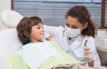 Kid at Dentist