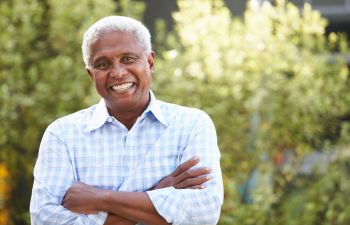 Older Patient With Dental Implants