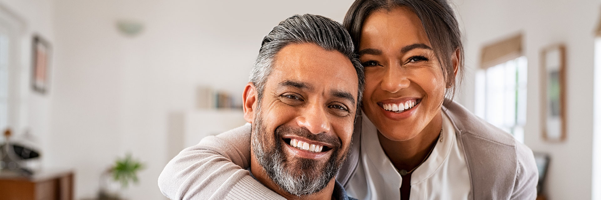 Smiling couple